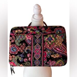 17” Vera Bradley Paisley Laptop Bag Symphony in Hue Paisley Multicolor Floral